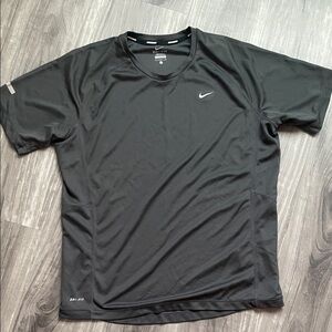 Nike Black Short Sleeve Dri-FIT Athletic Tee